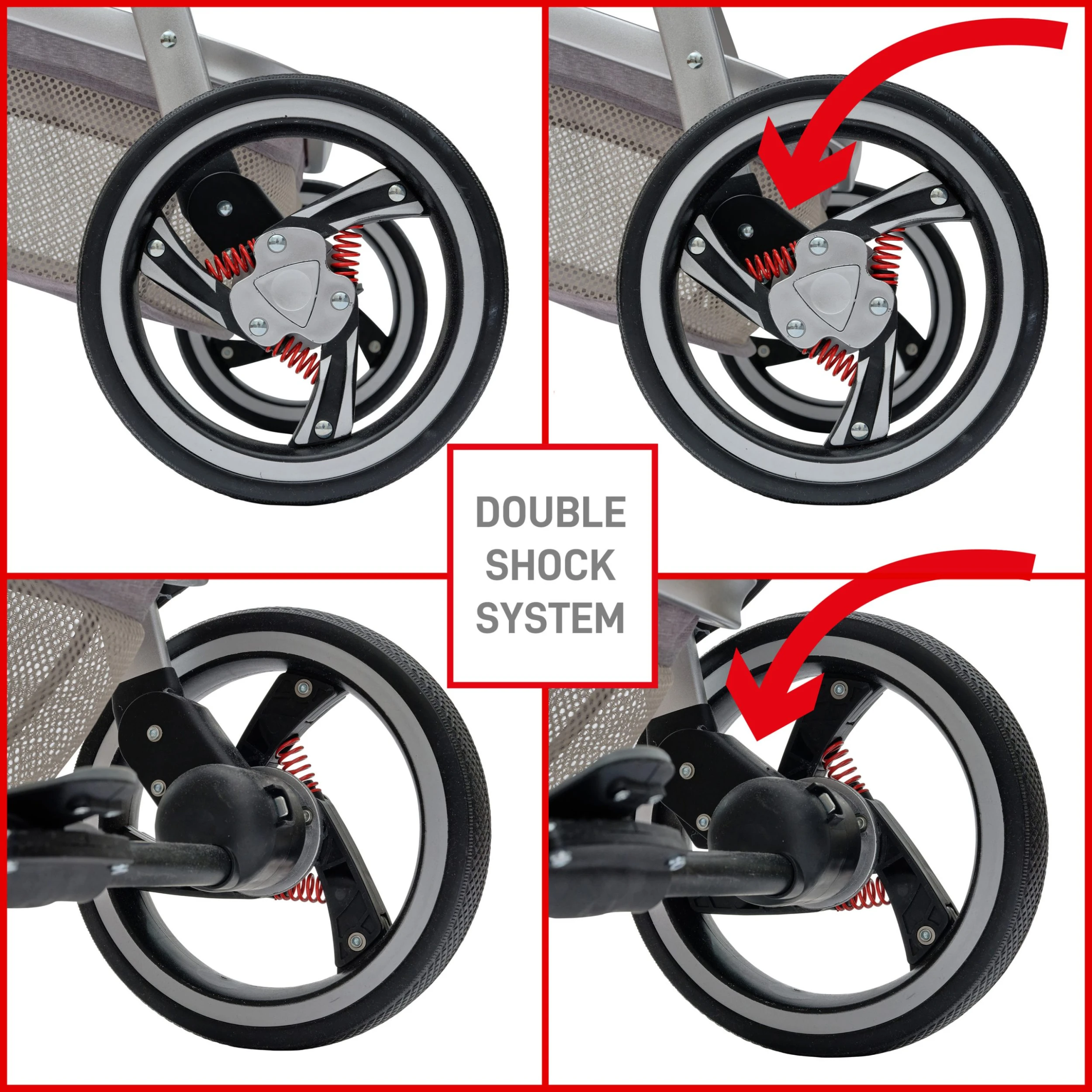 Lalalux Kinderwagen " Babyboomer " In Dunkelgrau 8 Lalalux Kinderwagen " Babyboomer " In Dunkelgrau – Bild 6