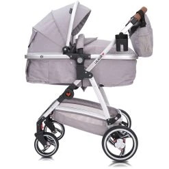 Lalalux Kinderwagen " Babyboomer " In Hellgrau