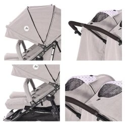 Lorelli Geschwisterkinderwagen Duo In Grau -Chicco shop lorelli geschwisterkinderwagen duo in grau 2