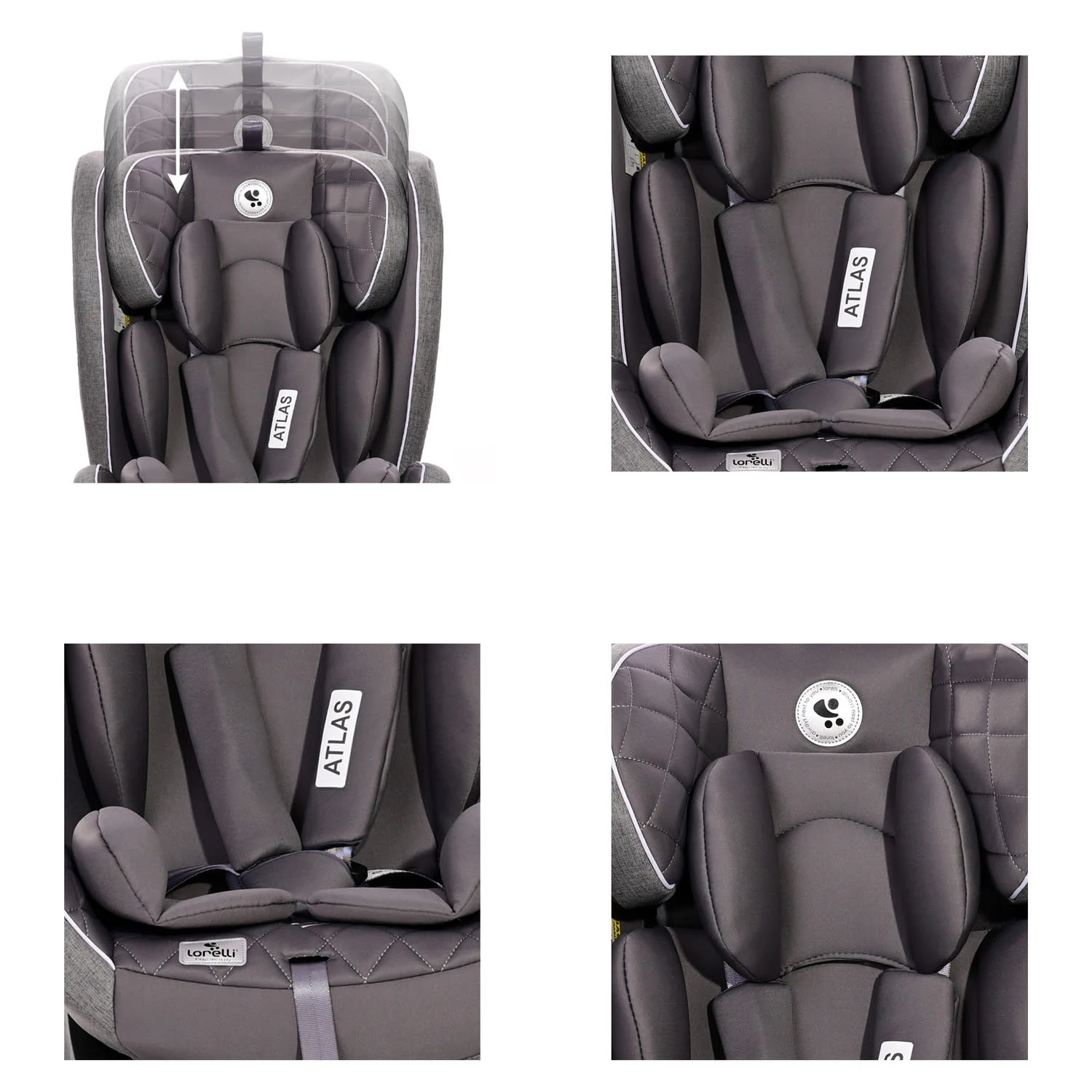 Lorelli Kindersitz Atlas 0+/1/2/3 In Rosa 6 Lorelli Kindersitz Atlas 0+/1/2/3 In Rosa – Bild 4