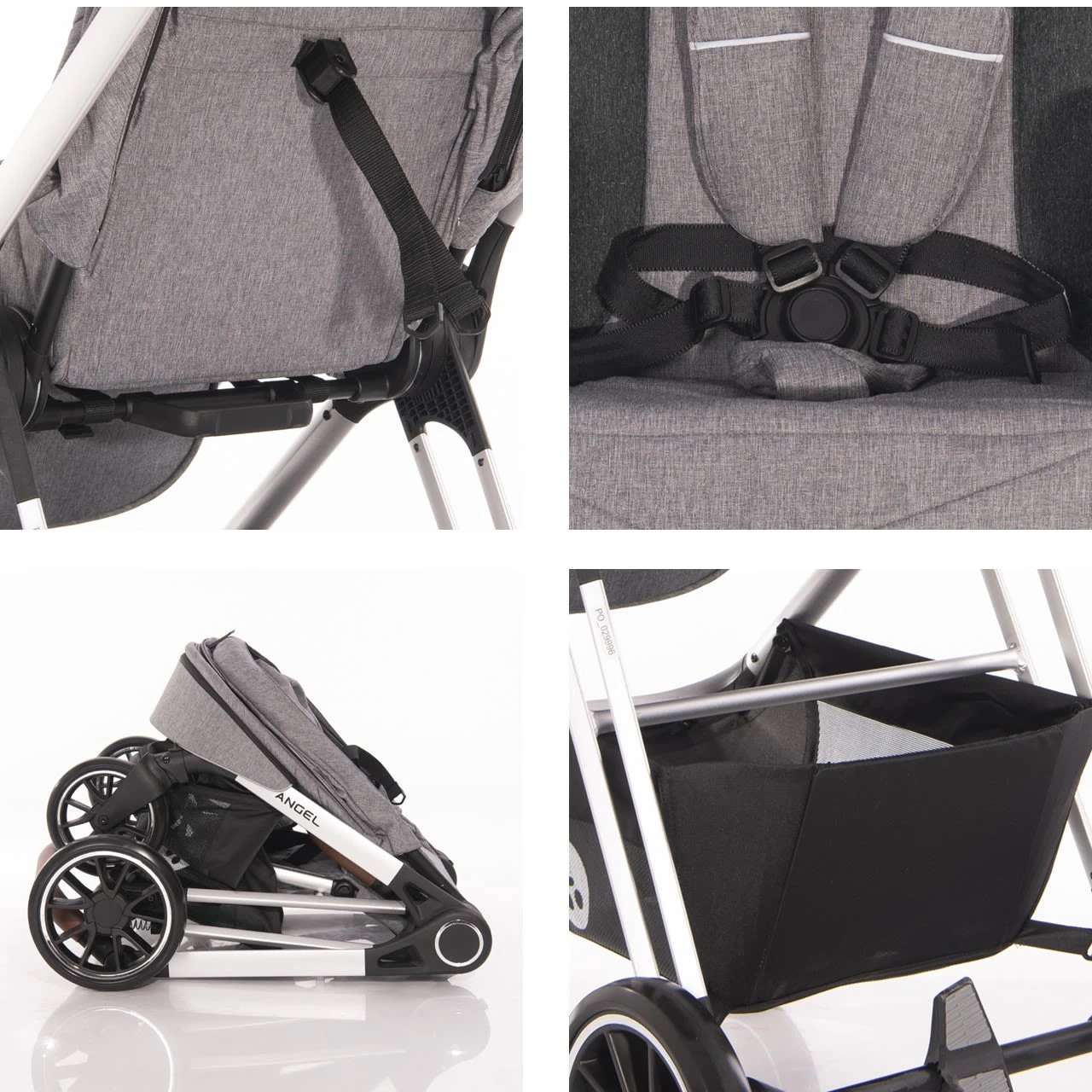 Lorelli Kombikinderwagen Angel 3 In 1 In Grau 9 Lorelli Kombikinderwagen Angel 3 In 1 In Grau – Bild 7