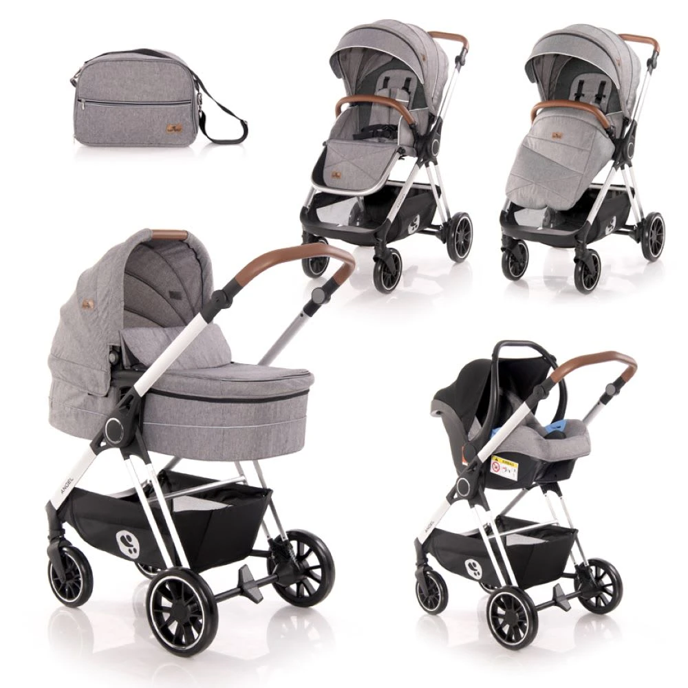 Lorelli Kombikinderwagen Angel 3 In 1 In Grau 3 Lorelli Kombikinderwagen Angel 3 In 1 In Grau