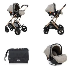 Lorelli Kombikinderwagen Sena Set In Braun -Chicco shop lorelli kombikinderwagen sena set in braun 2