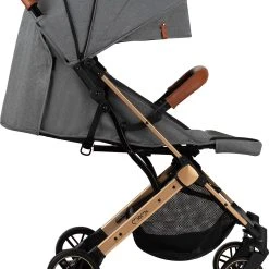 Momi Buggy ESTELLE, Gray- Gold -Chicco shop momi buggy estelle gray gold 8