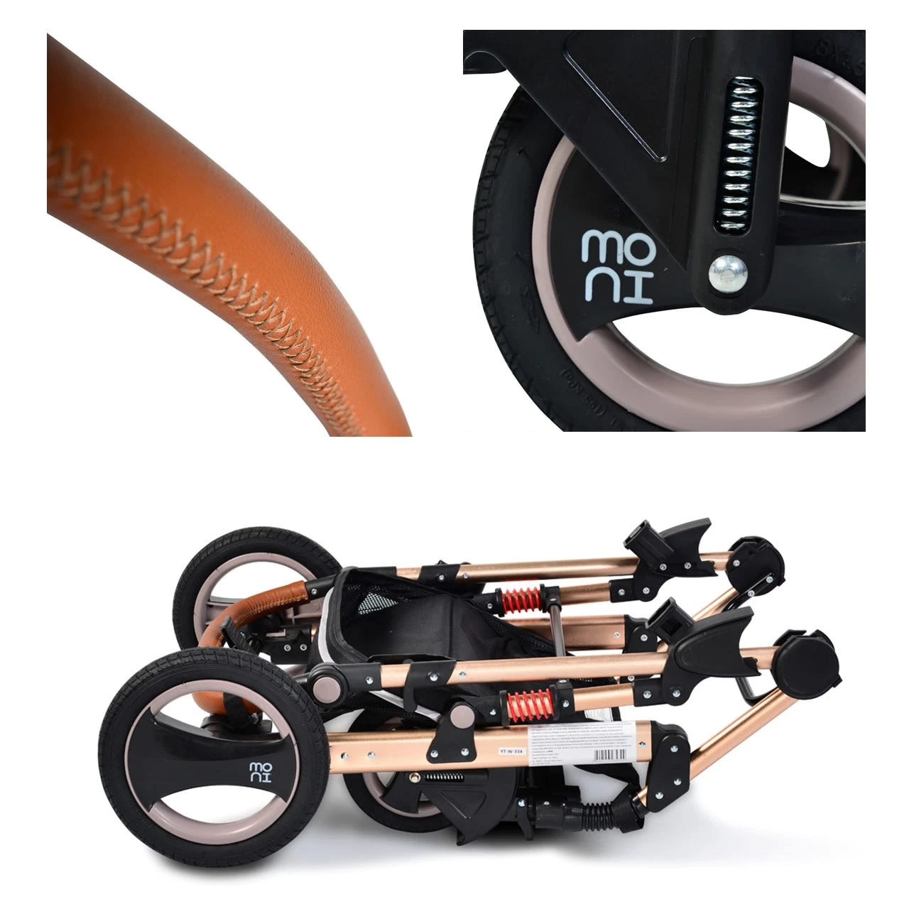 Moni Kinderwagen Gala In Rosa 8 Moni Kinderwagen Gala In Rosa – Bild 6