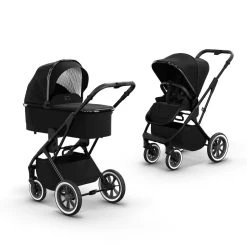 Kombi-Kinderwagen Moon Kombikinderwagen In Schwarz
