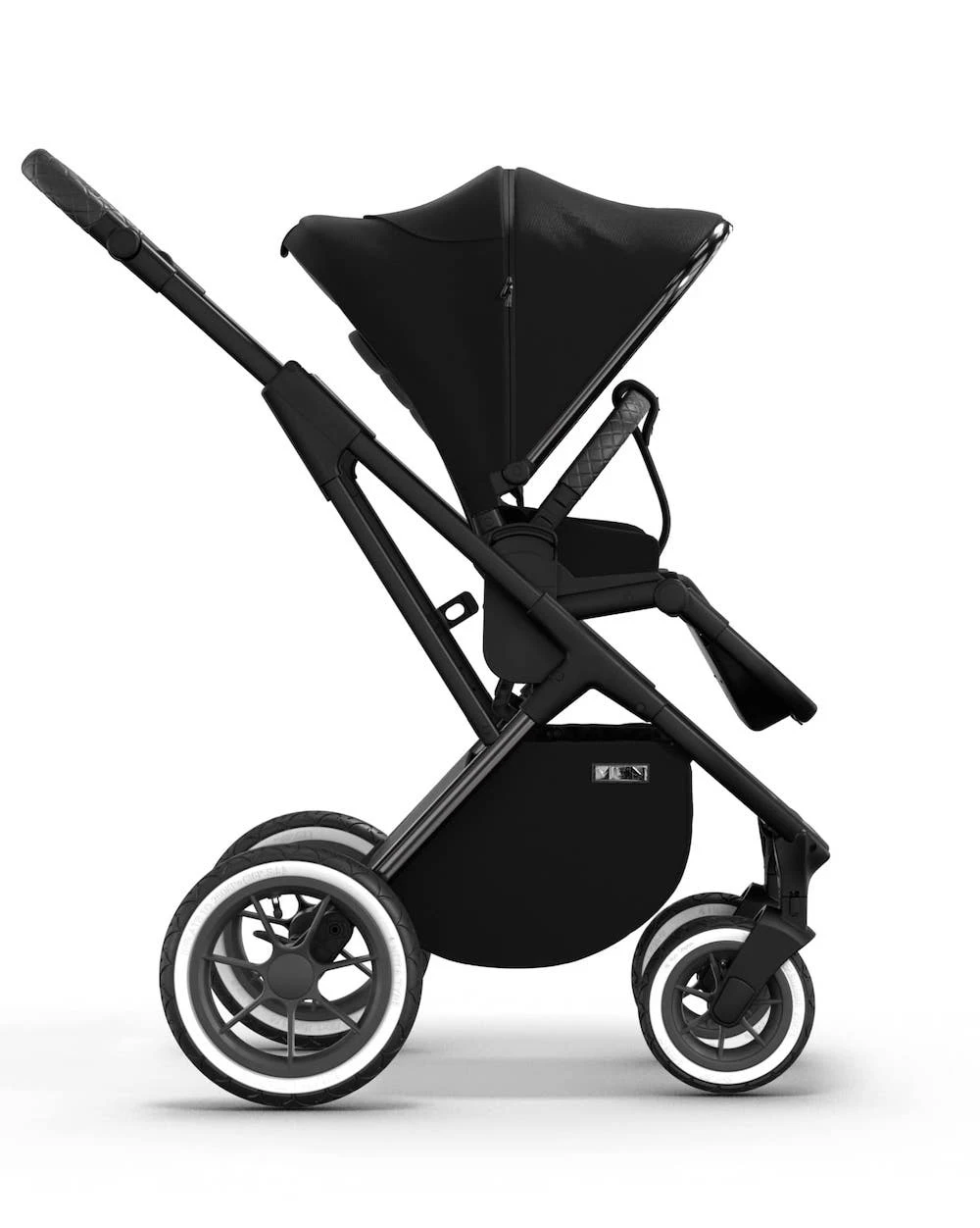 Kombi-Kinderwagen Moon Kombikinderwagen In Schwarz 7 Kombi-Kinderwagen Moon Kombikinderwagen In Schwarz – Bild 5