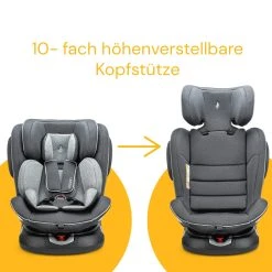 Osann Kindersitz "Eno360" In Dark Grey Melange - Gruppe 0+/1/2/3 -Chicco shop osann kindersitz eno360 in dark grey melange gruppe 0 1 2 3 4