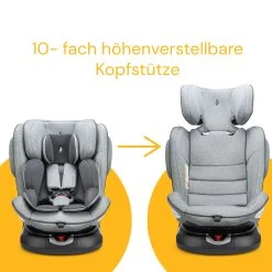 Osann Kindersitz "Eno360" In Light Grey Melange - Gruppe 0+/1/2/3 -Chicco shop osann kindersitz eno360 in light grey melange gruppe 0 1 2 3 4