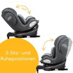 Osann Kindersitz "Eno360 SL" In Dark Grey Melange - Gruppe 0+/1/2/3 -Chicco shop osann kindersitz eno360 sl in dark grey melange gruppe 0 1 2 3 5