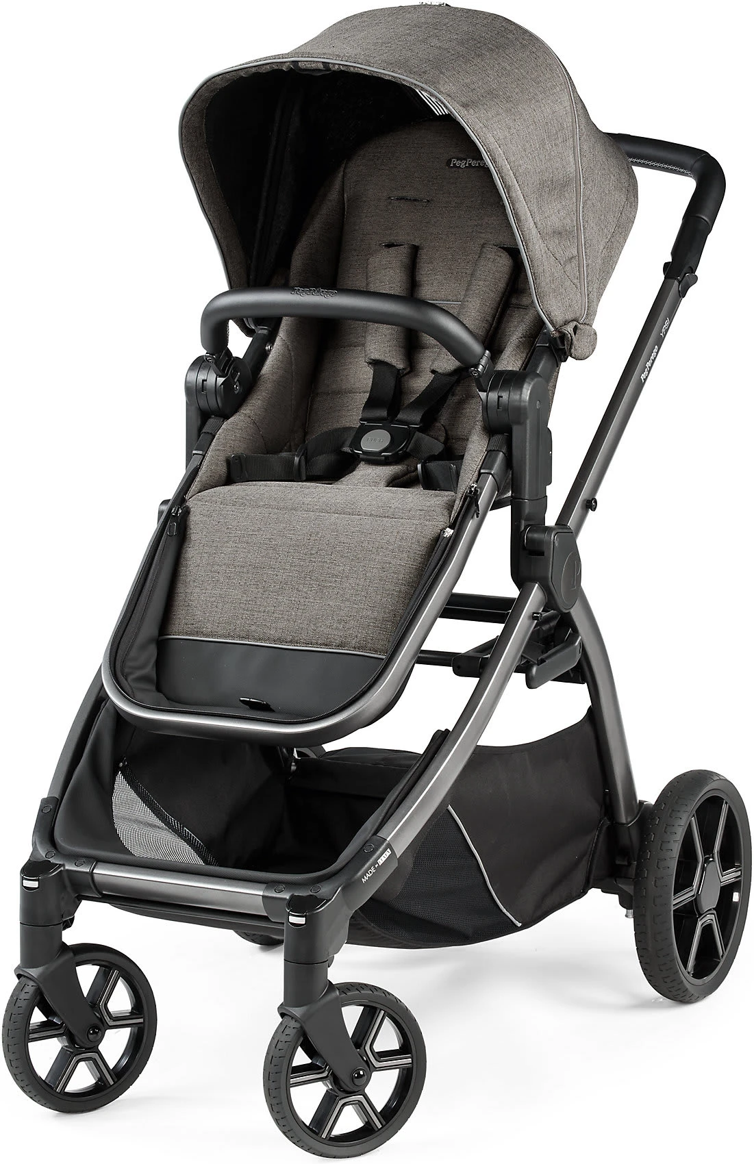 PEG PEREGO Kombi Kinderwagen Ypsi, City Grey 4 PEG PEREGO Kombi Kinderwagen Ypsi, City Grey – Bild 2