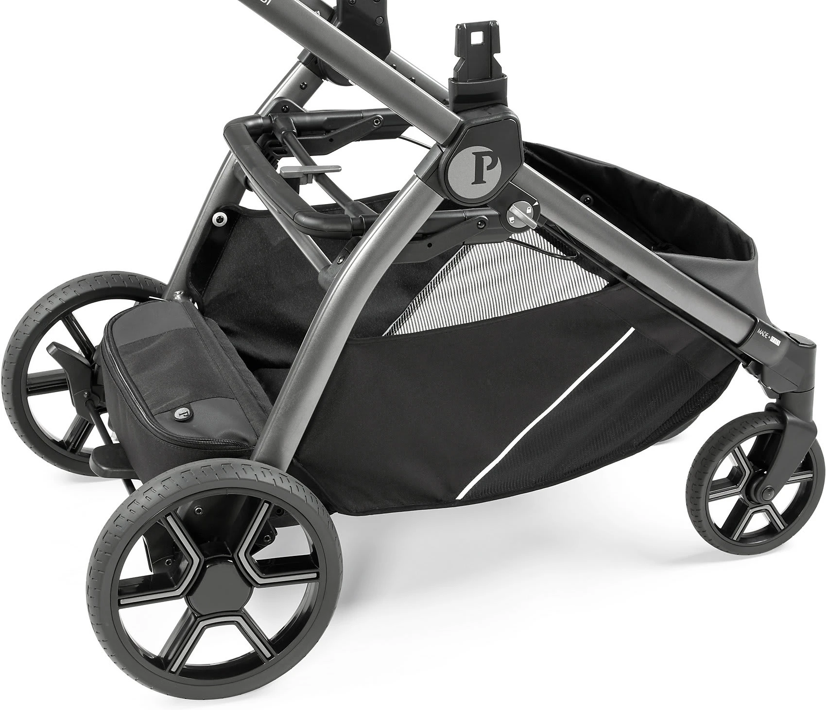 PEG PEREGO Kombi Kinderwagen Ypsi, City Grey 7 PEG PEREGO Kombi Kinderwagen Ypsi, City Grey – Bild 5