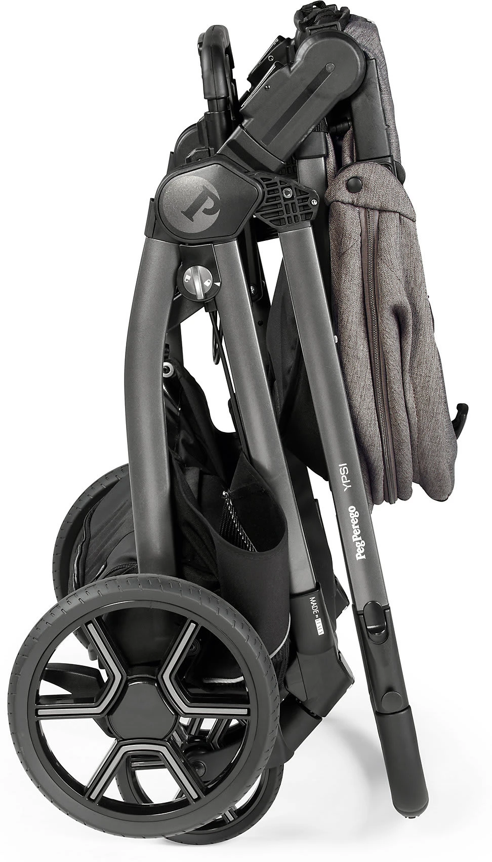 PEG PEREGO Kombi Kinderwagen Ypsi, City Grey 9 PEG PEREGO Kombi Kinderwagen Ypsi, City Grey – Bild 7