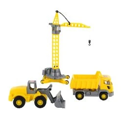 POLESIE Baumaschinen 3-er Set 57150 In Gelb -Chicco shop polesie baumaschinen 3 er set 57150 in gelb 1