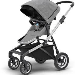 Thule Sleek + Bassinet, Stadtbuggy Mit Kinderkörbchen, Grey Melange -Chicco shop thule sleek bassinet stadtbuggy mit kinderkorbchen grey melange 1