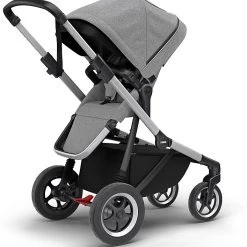 Thule Sleek + Bassinet, Stadtbuggy Mit Kinderkörbchen, Grey Melange -Chicco shop thule sleek bassinet stadtbuggy mit kinderkorbchen grey melange 2