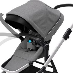 Thule Sleek + Bassinet, Stadtbuggy Mit Kinderkörbchen, Grey Melange -Chicco shop thule sleek bassinet stadtbuggy mit kinderkorbchen grey melange 7