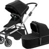 Thule Sleek + Bassinet, Stadtbuggy Mit Kinderkörbchen, Midnight Black -Chicco shop thule sleek bassinet stadtbuggy mit kinderkorbchen midnight black