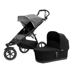 Thule " Urban Glide 2, Jogging-Buggy Mit Kinderkörbchen, Grey